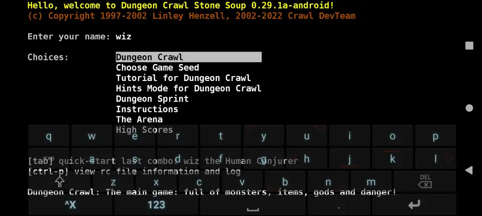 Screenshot 3 von Dungeon Crawl: Stone Soup for Android