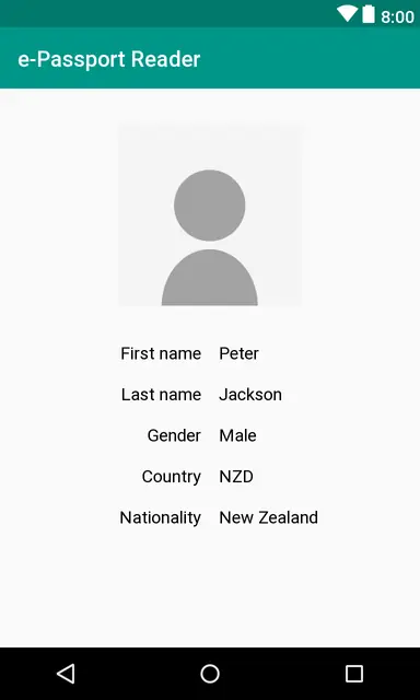 Screenshot 2 of e-Passport Reader