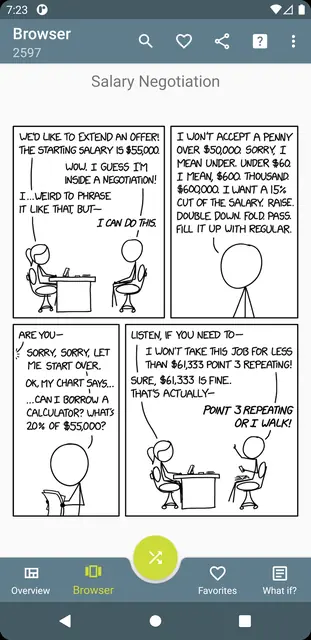 Screenshot 1 of Easy Xkcd