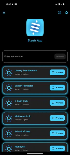Screenshot 1 of Ecash App