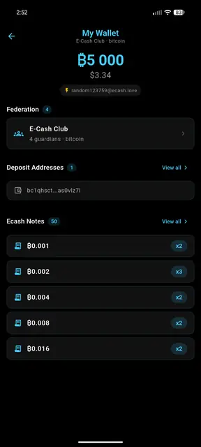Screenshot 3 of Ecash App