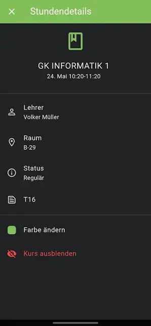 Screenshot 3 of EigenPlan für Untis