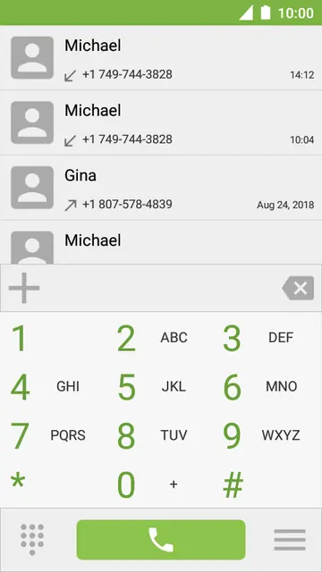 Screenshot 1 of Emerald Dialer