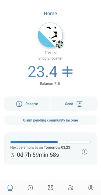 Screenshot 1 von Encointer Wallet