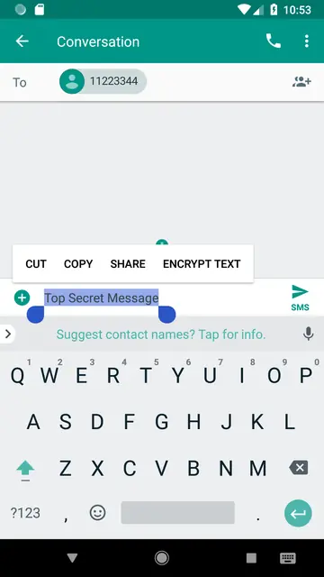 Screenshot 1 of Encrypt Text