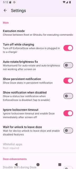 Screenshot 4 von EnforceDoze