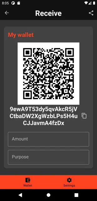 Screenshot 3 of Ergo Wallet