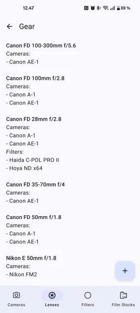 Screenshot 1 von Exif Notes