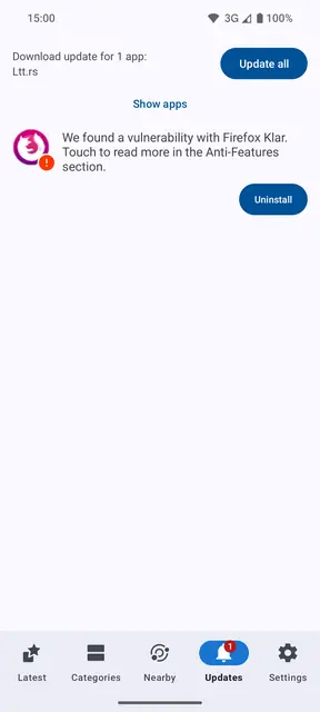 Screenshot 4 of F-Droid