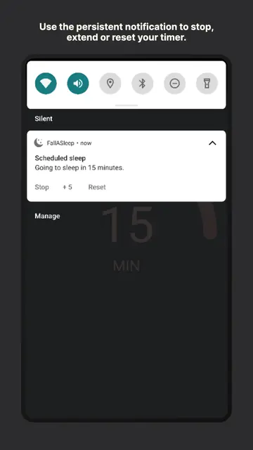 Screenshot 2 von FallASleep - Device sleep timer
