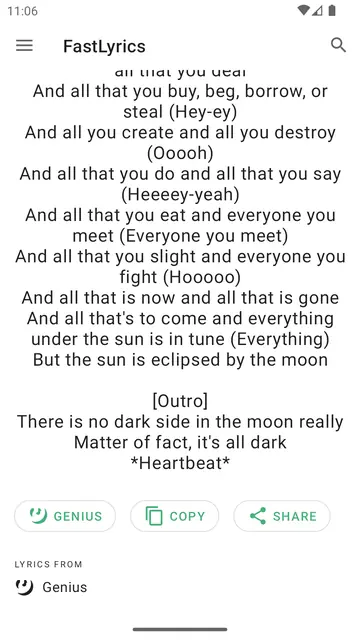 Screenshot 2 von FastLyrics