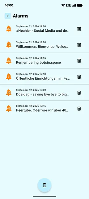 Screenshot 4 von FediDay Schedule