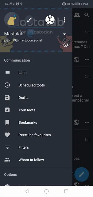 Screenshot 1 von Fedilab