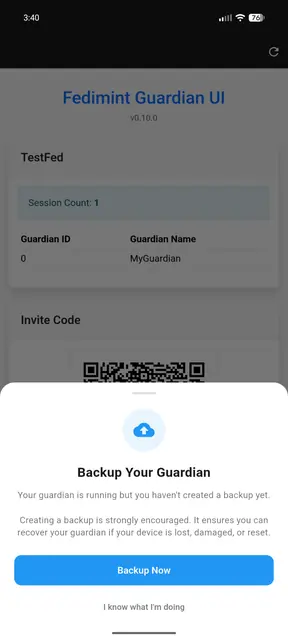 Screenshot 2 of Fedimint