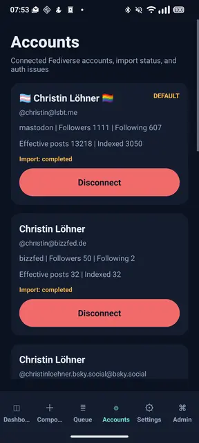 Screenshot 2 of FediSuite