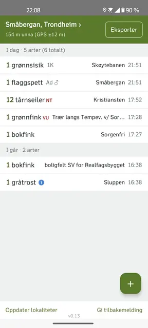 Screenshot 1 von Feltbok