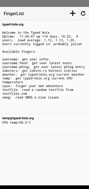Screenshot 1 von FingerList