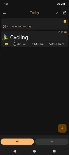 Screenshot 2 von Fitness Calendar