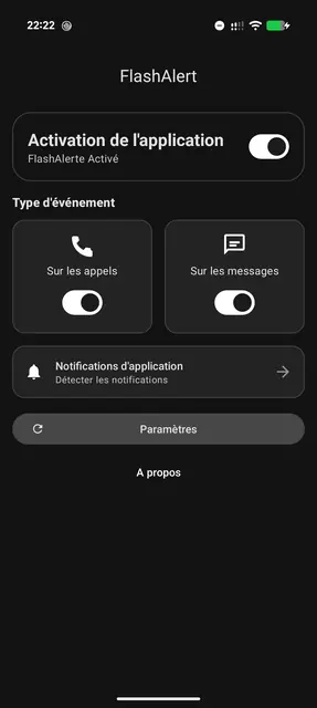 Screenshot 1 of Flash Alert (Calls & SMS)