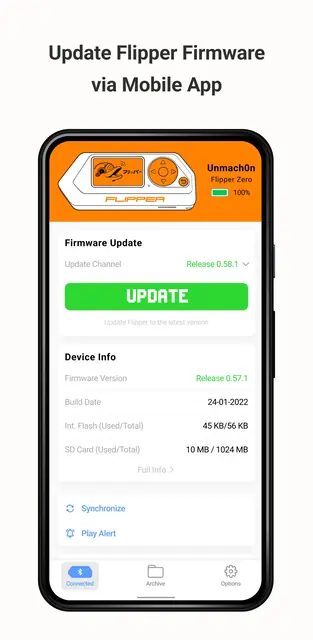 Screenshot 1 von Flipper Mobile App