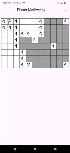 Screenshot 1 of Flutter McSweepy