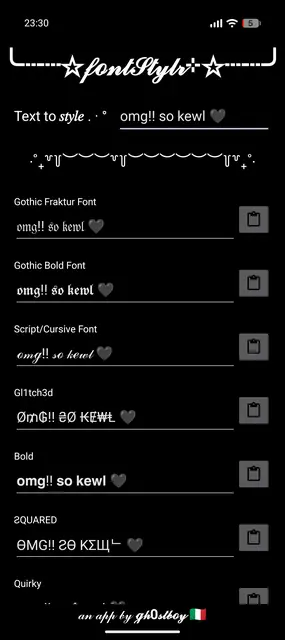 Screenshot 2 von FontStylr