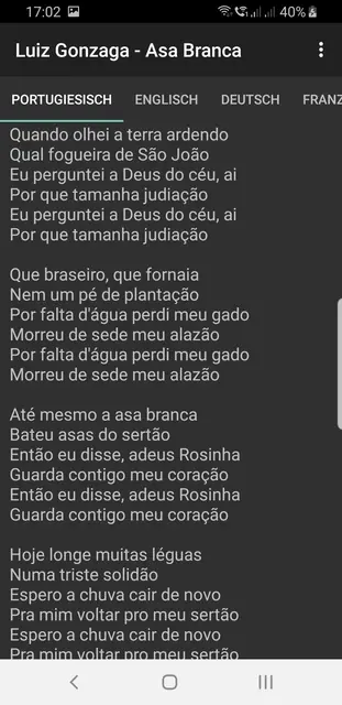 Screenshot 3 of Forro Lyrics