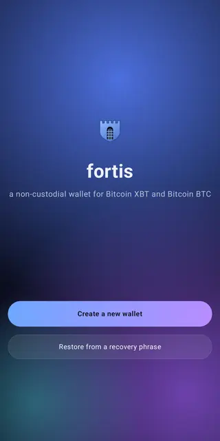 Screenshot 1 of Fortis Wallet
