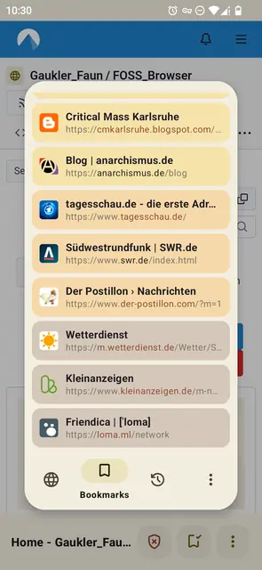 Screenshot 3 von FOSS Browser