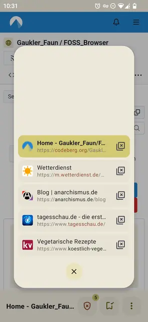 Screenshot 4 von FOSS Browser