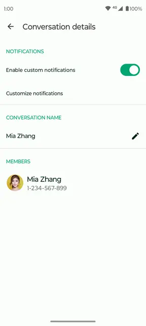 Screenshot 3 of Fossify Messages