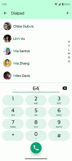 Screenshot 1 of Fossify Phone