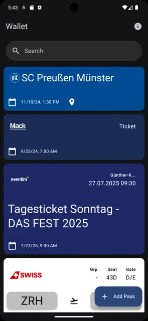 Screenshot 1 von FossWallet