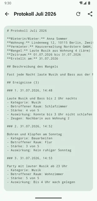 Screenshot 4 von Fossy Protokoll