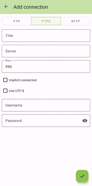 Screenshot 2 of FTPClient