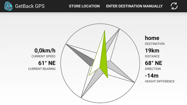 Screenshot 1 of GetBack GPS
