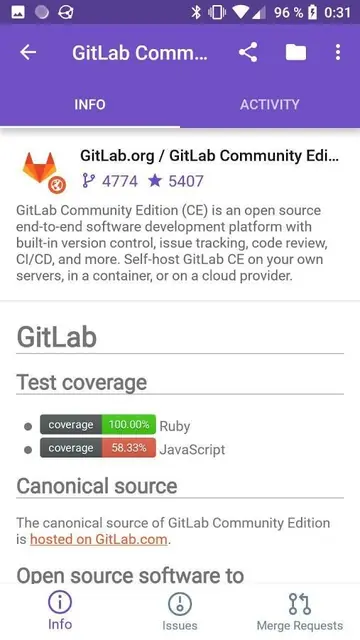 Screenshot 3 of GitFox