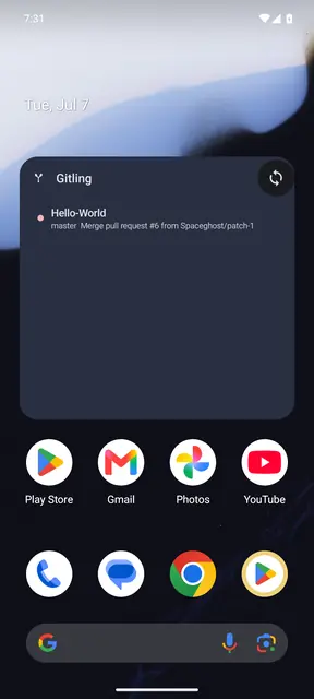 Screenshot 1 von Gitling