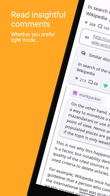 Screenshot 2 von Glider for Hacker News