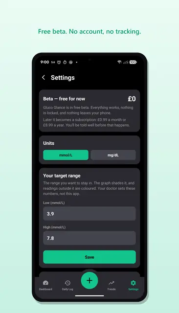 Screenshot 4 of Gluco Glance