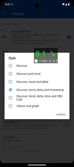 Screenshot 4 von GlucoDataHandler