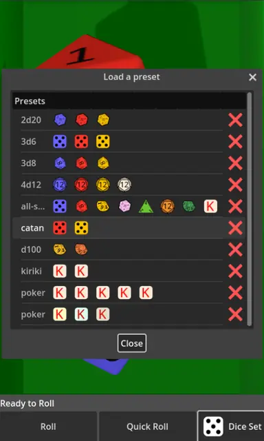 Screenshot 2 of Godot Dice Roller