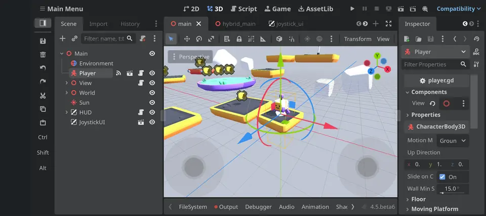 Screenshot 1 von Godot Engine 4 (release)