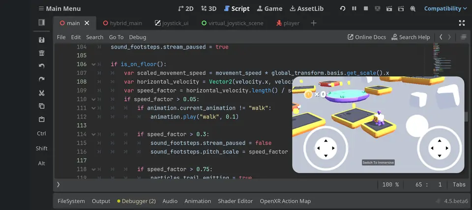 Screenshot 2 von Godot Engine 4 (release)