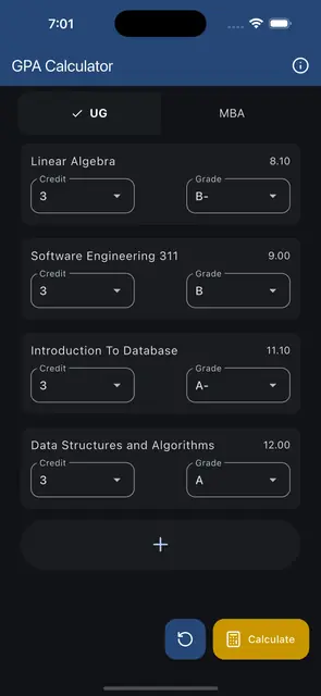 Screenshot 2 von GPA Calculator