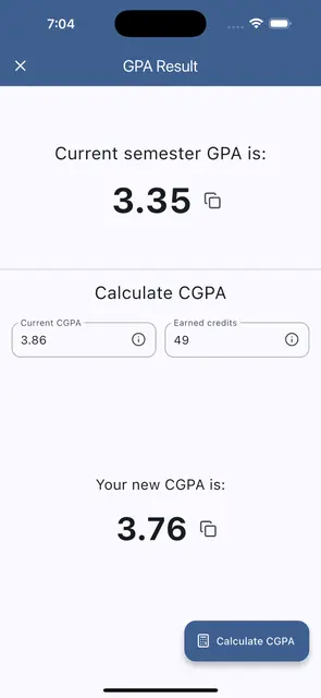 Screenshot 3 von GPA Calculator