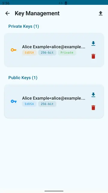 Screenshot 3 von GPG Key Manager