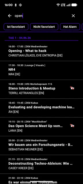 Screenshot 4 of GPN 2026 Schedule