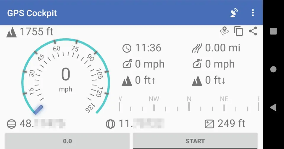 Screenshot 2 von GPS Cockpit