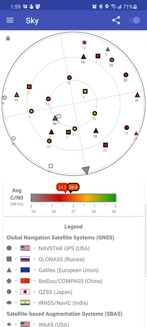 Screenshot 3 von GPSTest